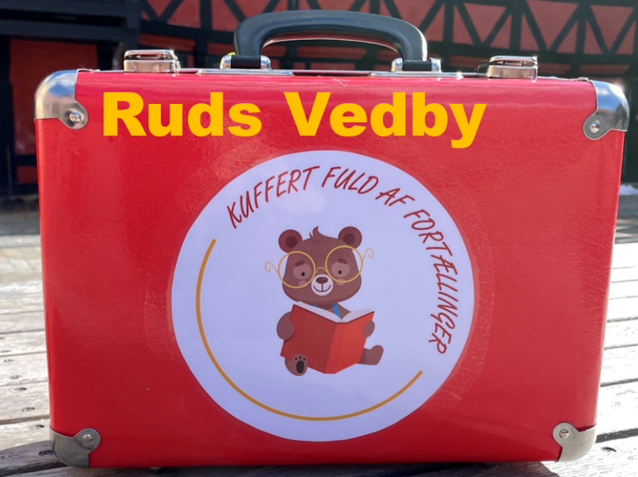 Logo for Kuffertfuld af fortællinger Ruds Vedby